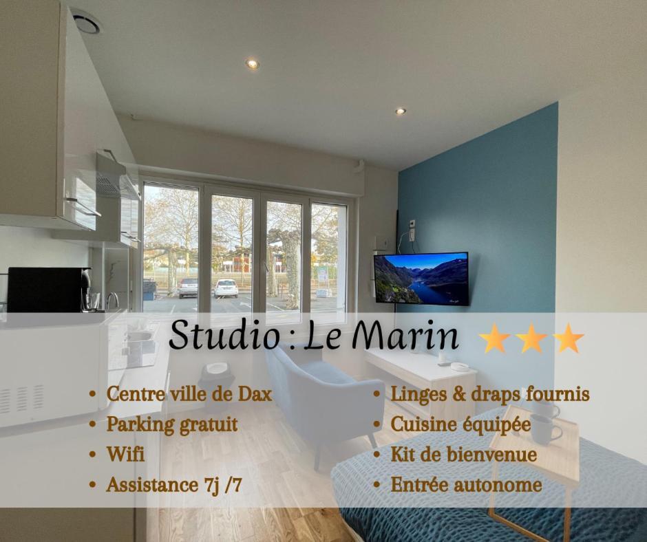 Le Marin, A 500M Du Centre Ville 达克斯 外观 照片